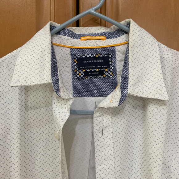 Denim & Flower Ricky Singh White Button Down Shirt - Picture 4 of 7